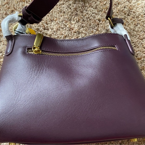 NWT R. Riveter “Connie” Plum Crossbody - Picture 6 of 9